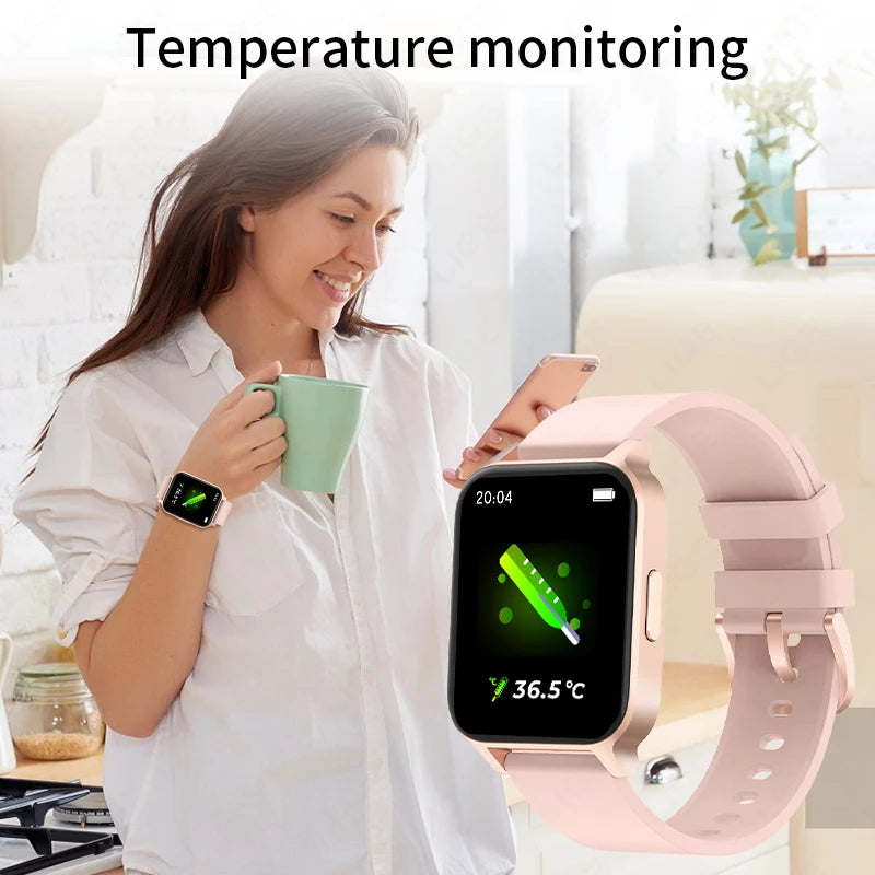 LIGE 2023 Smart Watch Ladies Sport Fitness Bracelet Bluetooth Call Waterproof Heart Rate Blood Pressure Tracker Smartwatch Woman