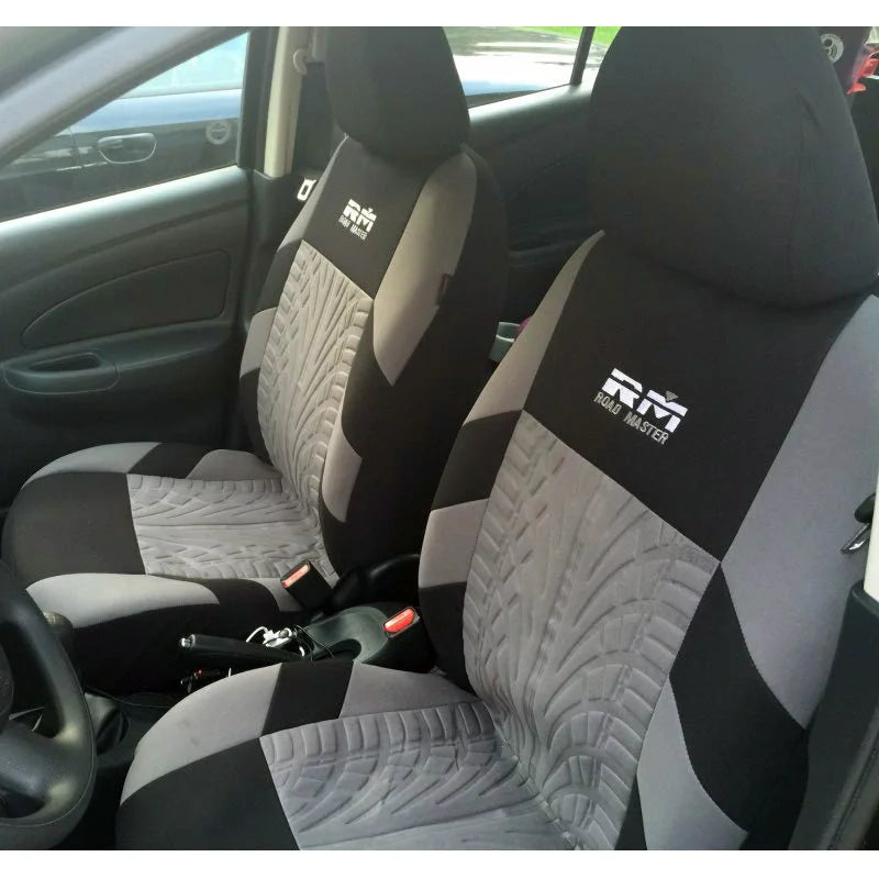 High Quality 2PCS Car Seat Covers Front Seat Covers Gray Black Universal For golf 5 For mercedes w203