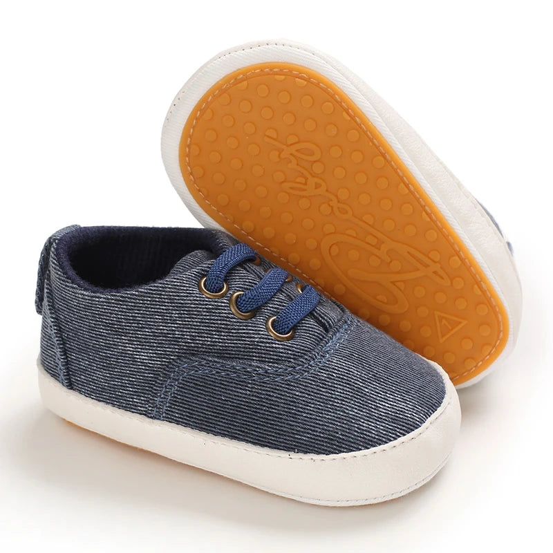 Neonatal Multicolor Canvas Shoes Fashion Men's and Women's Sports Shoes Baby Popular Rubber Soles New Baby Casual Shoes