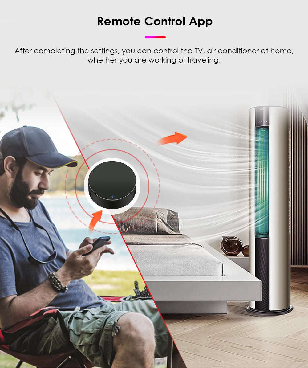 IR Remote Control WIFI Smart Universal Infrared For TV DVD AUD AC Tuya Smart Life Remote Controller Works With Alexa Google Home