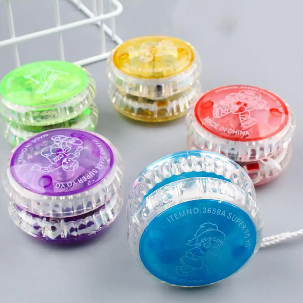 Children Glowing Yoyo Colorful Luminous Intelligence Development Toy For Kids Children Favorite  Toy