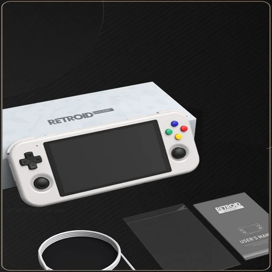 Retroid Pocket 3 PLUS  PSP PS2  Handheld Game Console Touch Screen Portable 4.7 Inch  Android 11 T618 512G Built-in 60000 Games