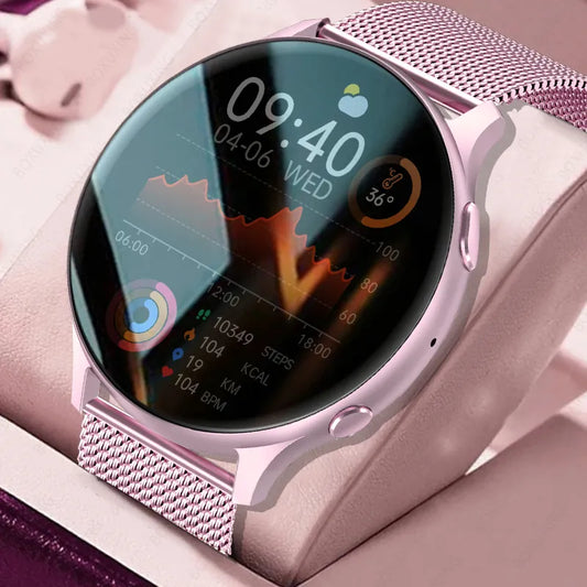 New Bluetooth Call Smart Watch Women Men 1.32 " AMOLED 360*360 HD Pixel Display Smartwatch  Ladies Woman Fro Xiaomi Huawei