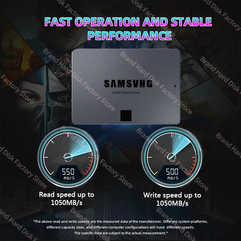 870 EVO Ssd 4TB 2TB Internal Solid State Drive 1TB HDD Hard Disk SATA 3 2.5 Inch 2tb HD Ssd Drive for Laptop Desktop Ps5