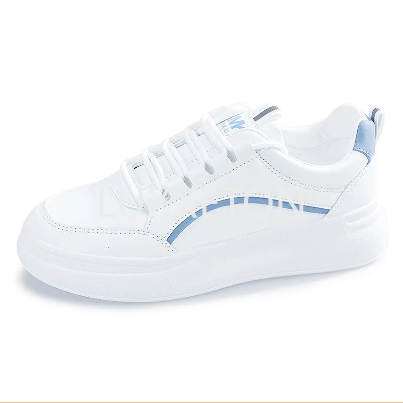 Shoes Women 2024 New White Shoes Women Summer Korean Version of The Thick-soled Casual All-match Student Board Shoes Women