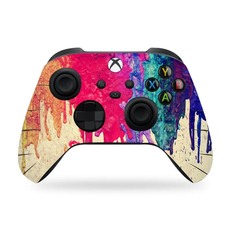 Skin Sticker For XBOX Series X/S Controller Dust-proof Anti-slip Stickers For XBOX Series X Console Joystick Game Accessories