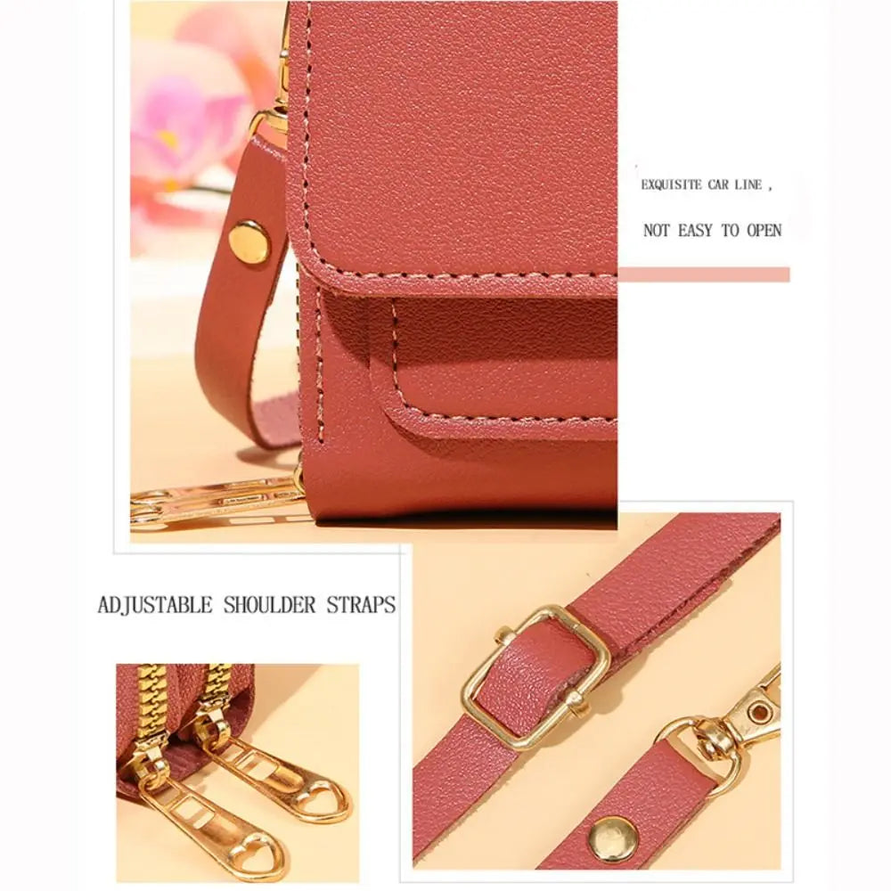 Retro Women Messenger Bag Fashion PU Leather Cross Body Shoulder Bag Large-capacity Handbag Ladies Bags Wallet