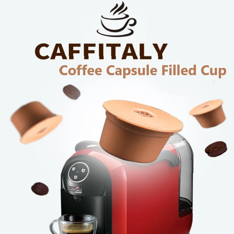 3Pcs Coffee Filter Cup Compatible With Caffitaly Capsule Coffee Machine Reusable Coffee Capsule Pods Refillable Coffee Filters