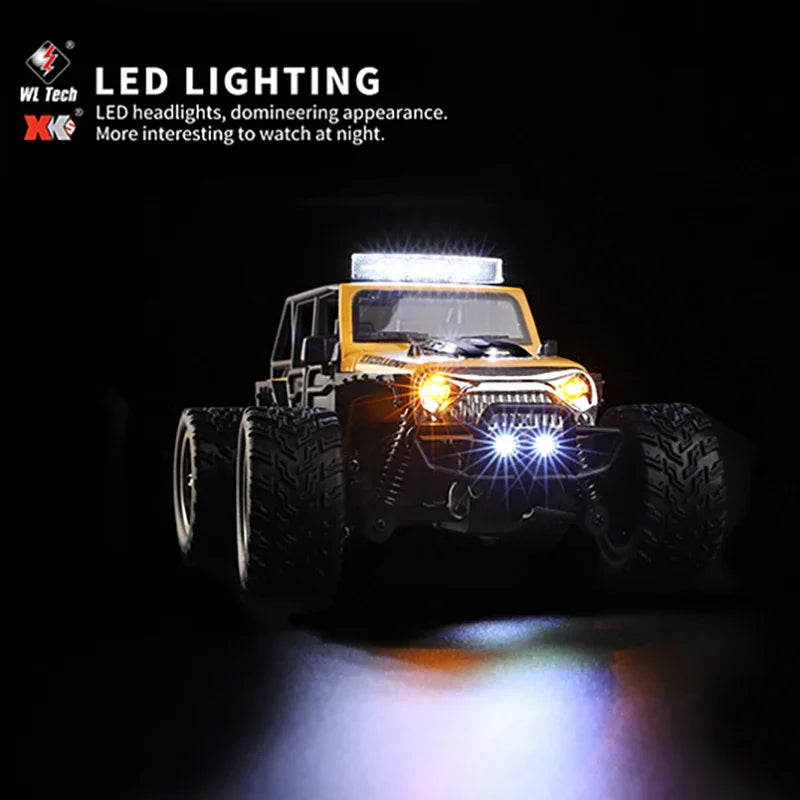 Wltoys 1/22 22201 1/32 322221 2.4G Mini RC Car 2WD Off-Road Vehicle With Light Remote Control Truck Toys for Children