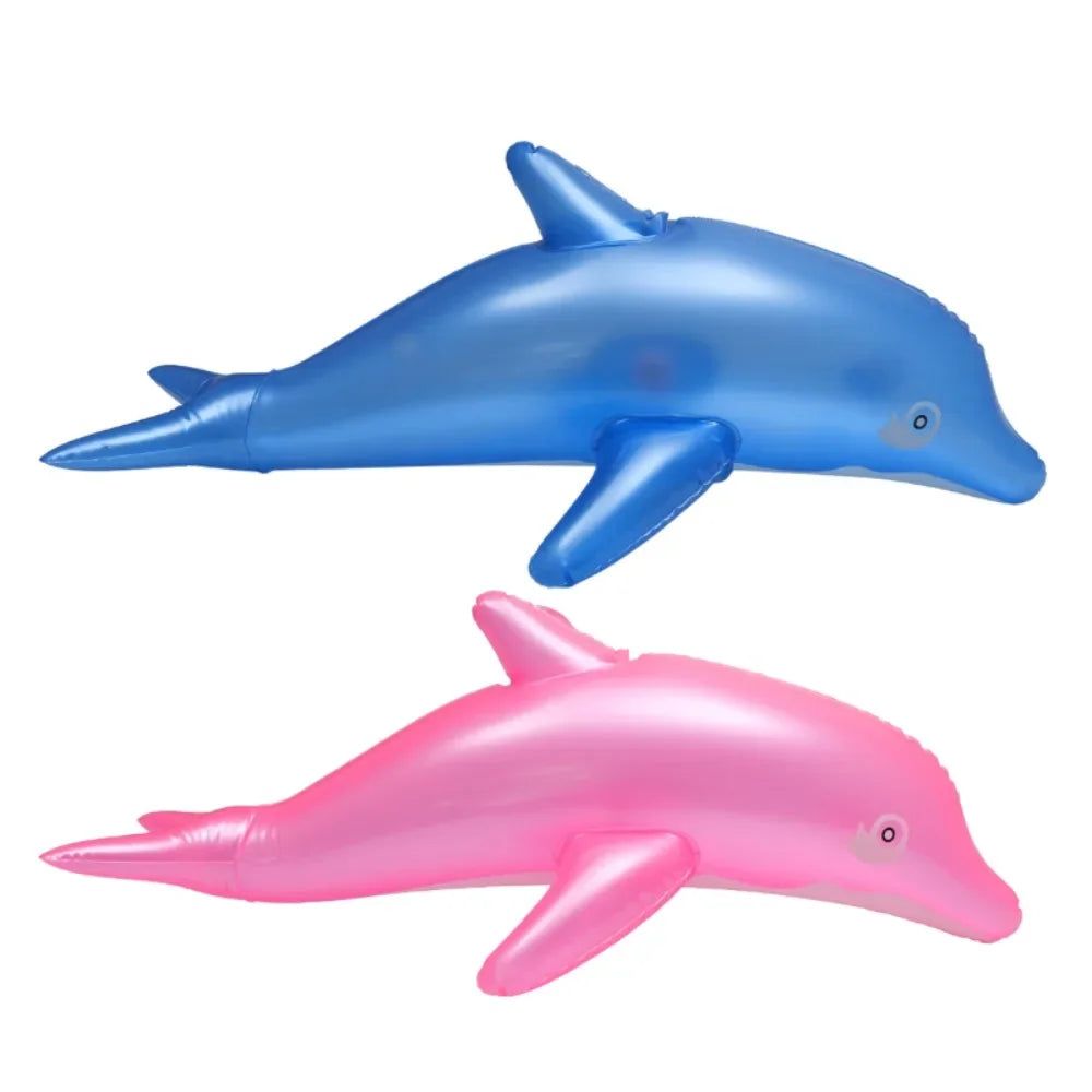 53/70cm Inflatable Dolphin Beach Swimming Rings Party Children Toy Kids Gift for Beach Pool Float Air Mattresse Water Toys