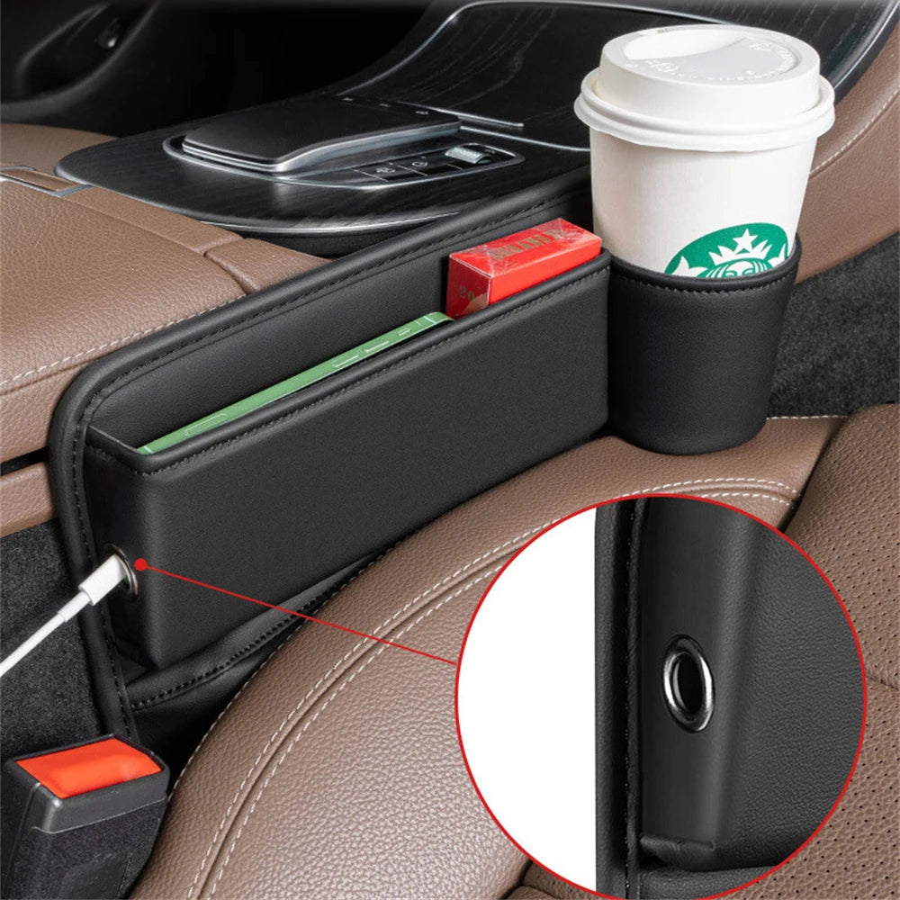 Multifunction Car Seat Gap Organizer Storage Box Pocket Universal Wallet Keys Card Cup Phone Holder Auto Interior Accessories