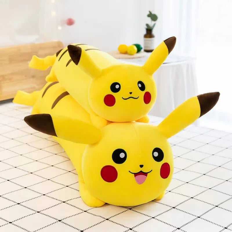 MINISO Pokémon Kawaii 60CM Pikachu Pillow Plush Toy Women's Bed Large Sleeping Pillow Cute Home Peluches Children's Toys Gifts