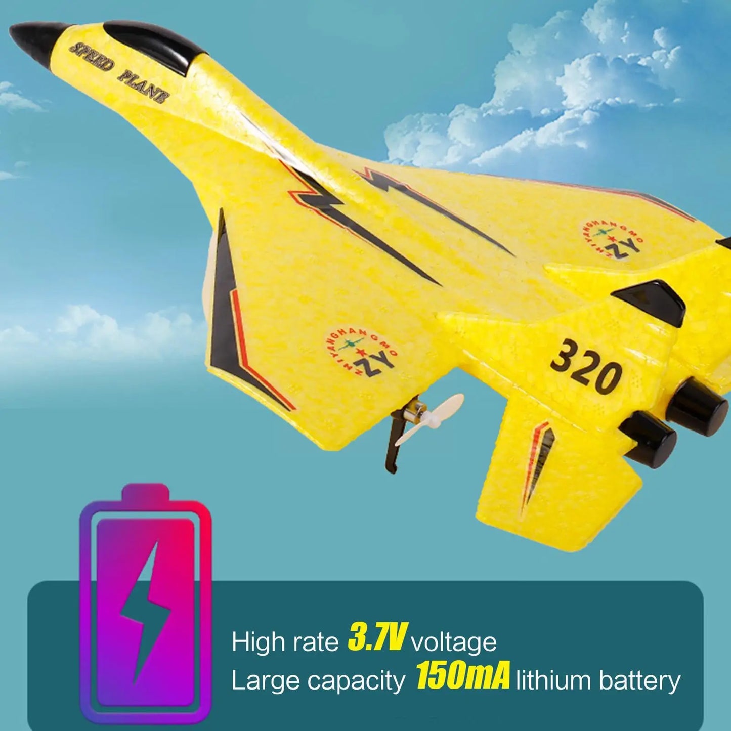 Zy-320 Remote Control Airplane Rc Drone Plane Radio Control Aircraft Flying Model Epp Foam Plane Toy Rc Toys For Kid Gifts