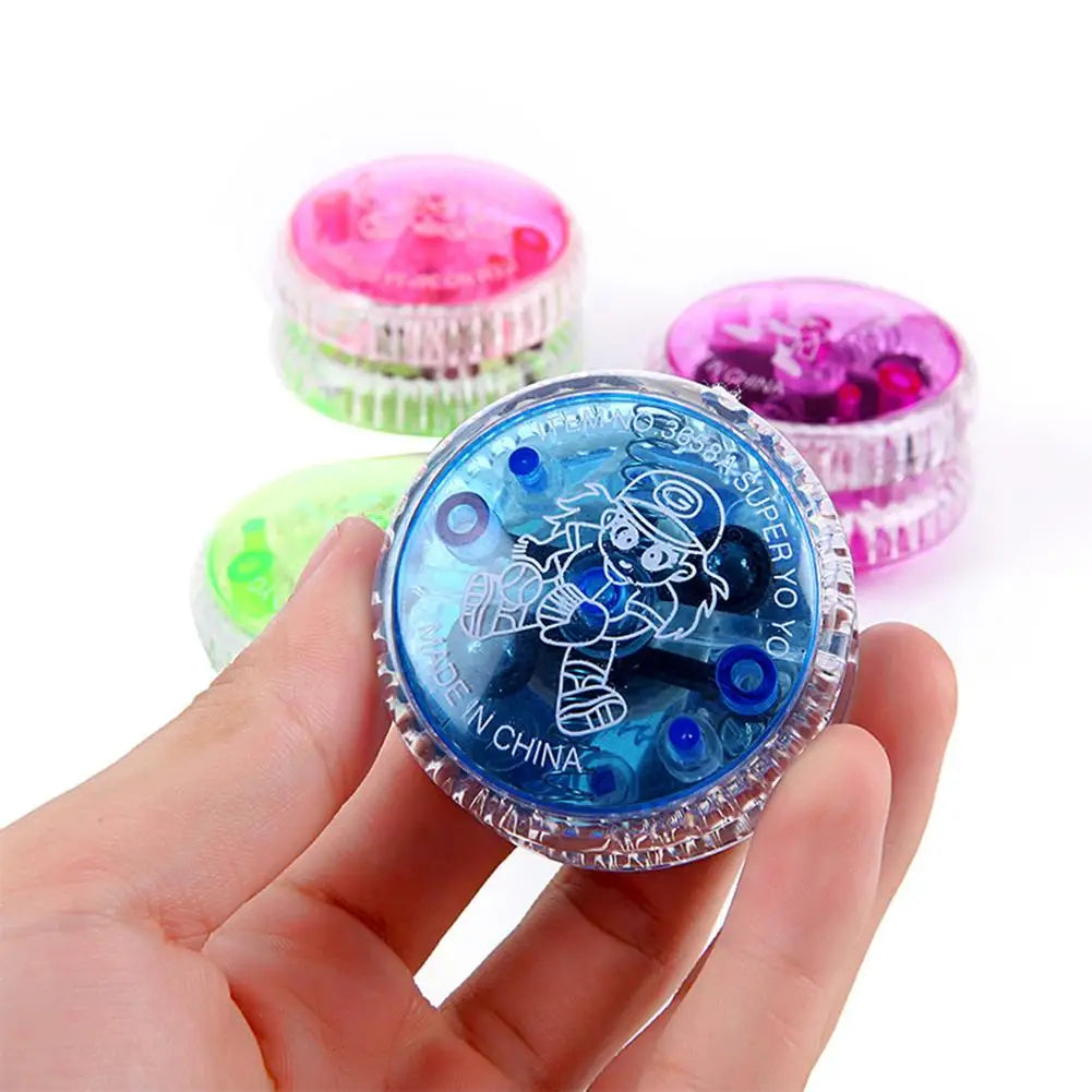 Children Glowing Yoyo Colorful Luminous Intelligence Development Toy For Kids Children Favorite  Toy