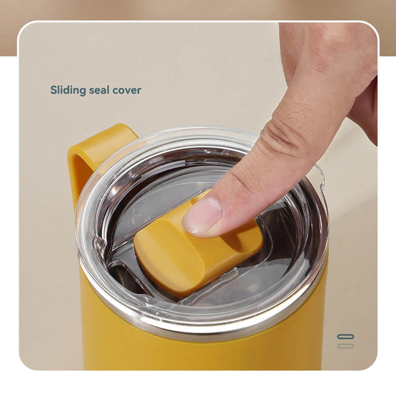 ترمس قهوة من الفولاذ المقاوم للصدأ مانع للتسرب، ترمس حراري للسفر، كوب معزول، زجاجة حليب وشاي وماء، كوب ستانلي ALI353