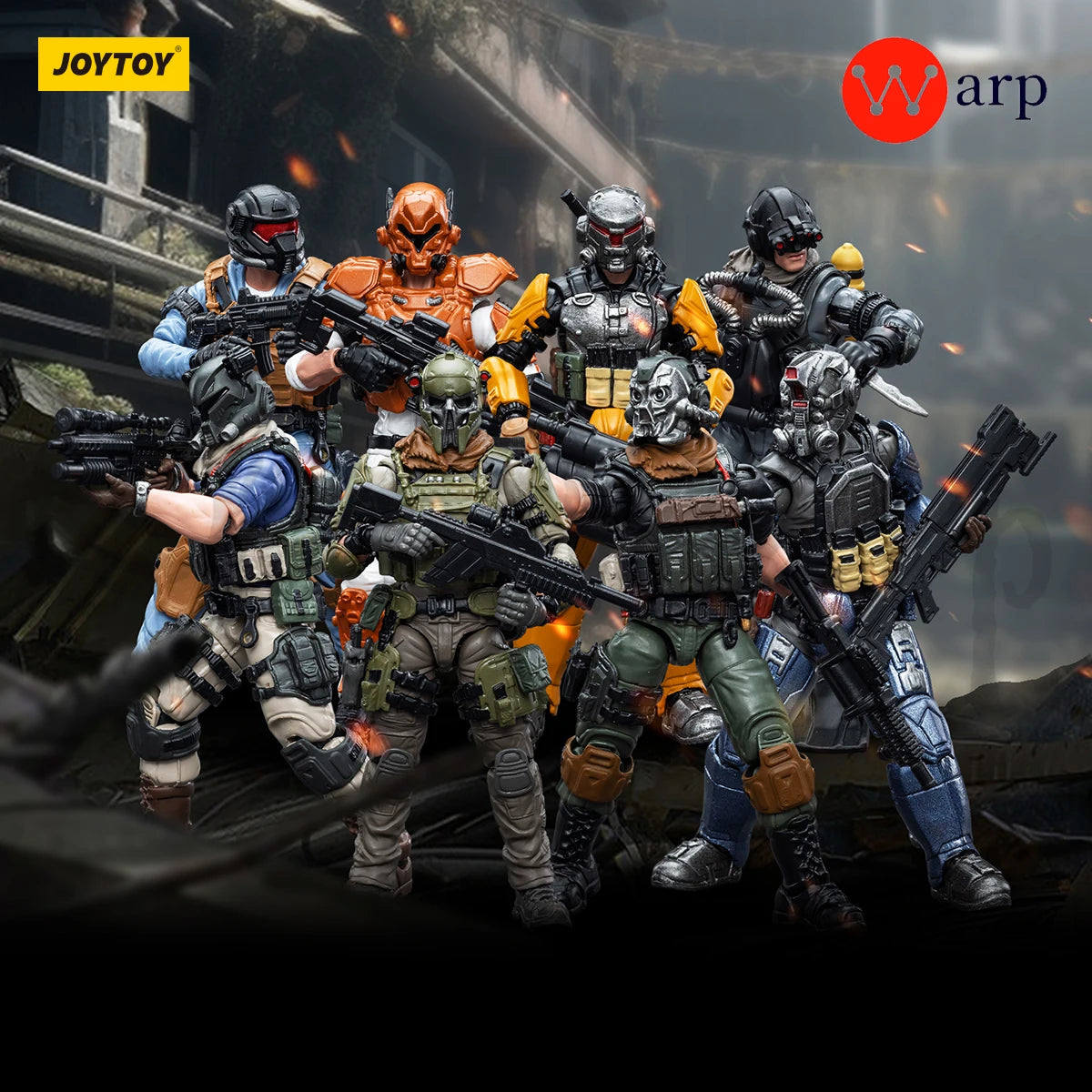 [Pre-Order] JOYTOY Armed Force Soldiers Dark Source 1/18 Action Figures Yearly Army Builder Promotion Pack Anime Military Model