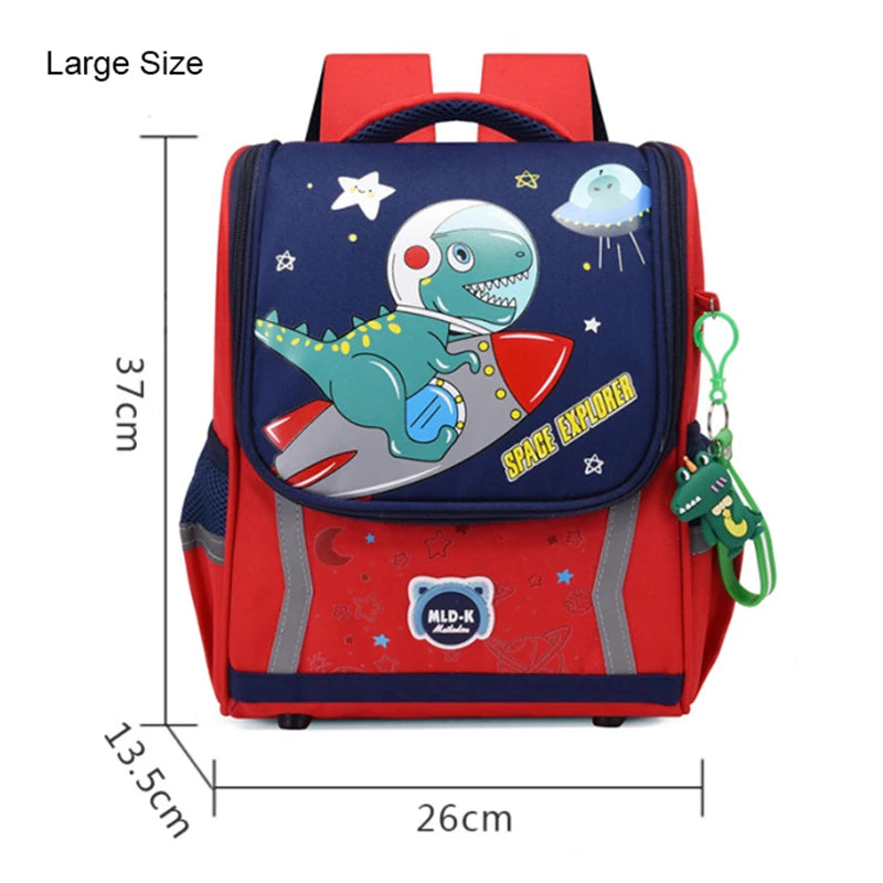 Cute Dinosaur Children Primary School Backpack 1 Grade Sac A Dos Pack Boys Cartoon School Bags For Kids Satchels Mochila Hombre