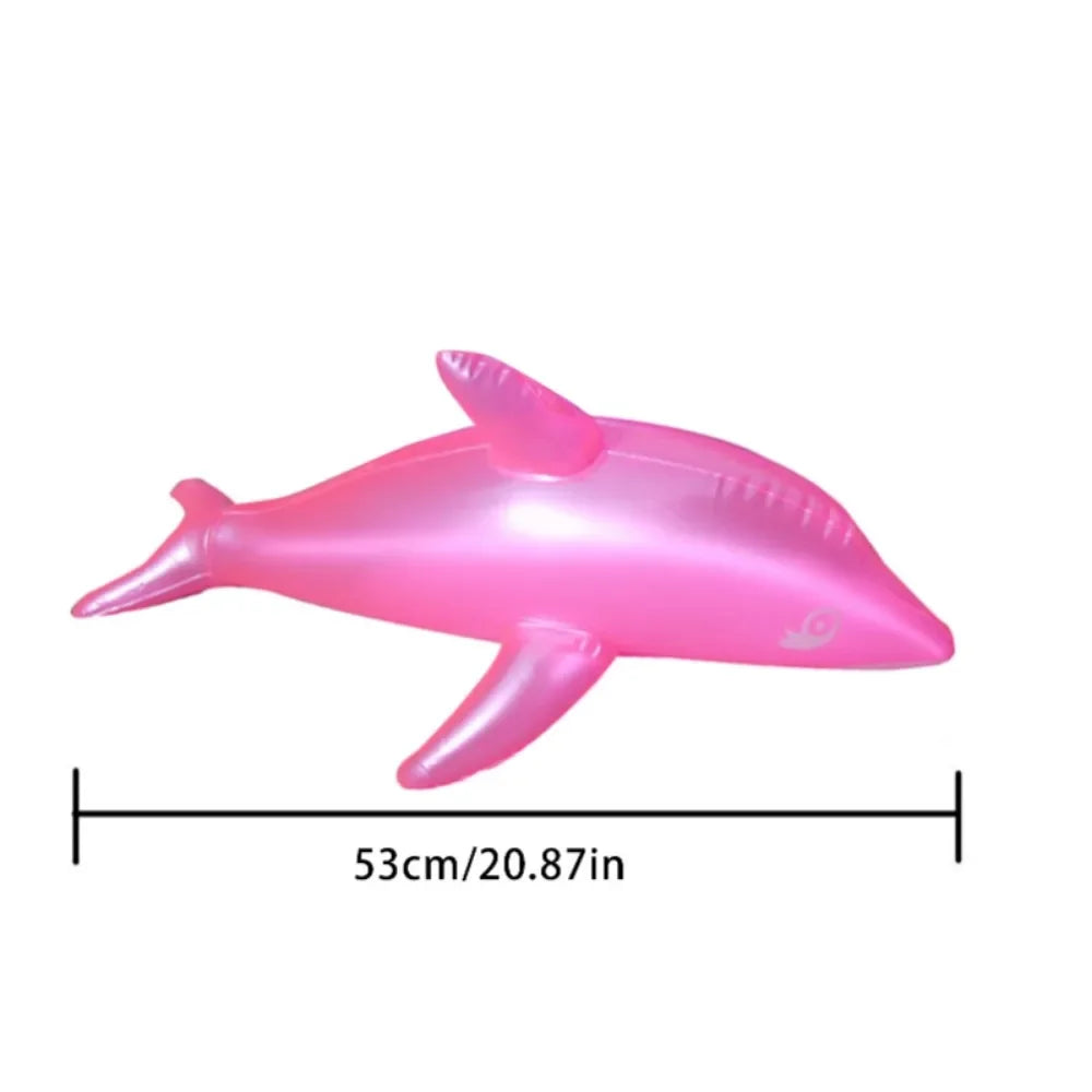 53/70cm Inflatable Dolphin Beach Swimming Rings Party Children Toy Kids Gift for Beach Pool Float Air Mattresse Water Toys