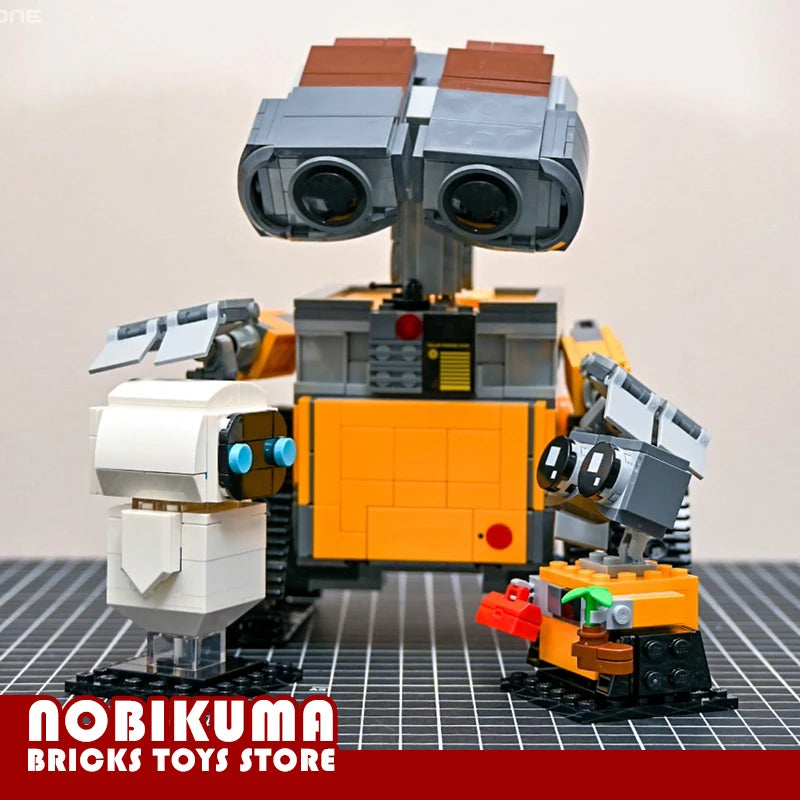 Disney Wall E Robot MOC Bricks Model Cartoon Movie Wall-E Building Blocks Dolls Kids Plastic Toys Adult Children Birthday Gifts