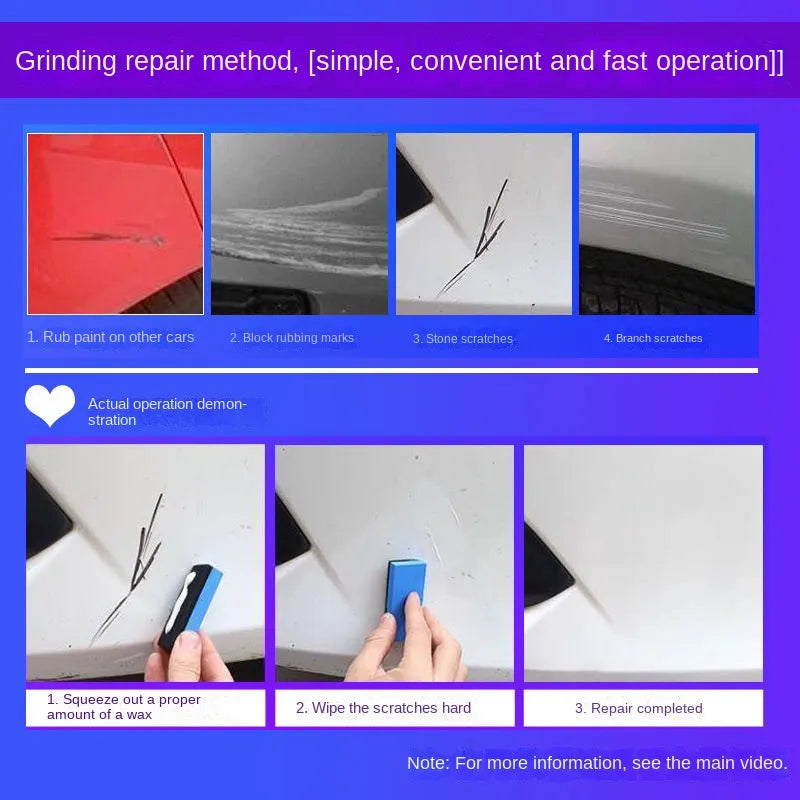 قلم طلاء السيارة، قطعة أثرية لإصلاح خدوش طلاء السيارة من فرك الطلاء، شمع إصلاح الطلاء، قطع غيار السيارات