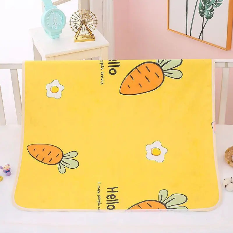 Reusable Baby Changing Mat Cover Diaper Mattress Bed Sheets for Newborn Baby Waterproof Portable Change Pad Table Floor Play Mat