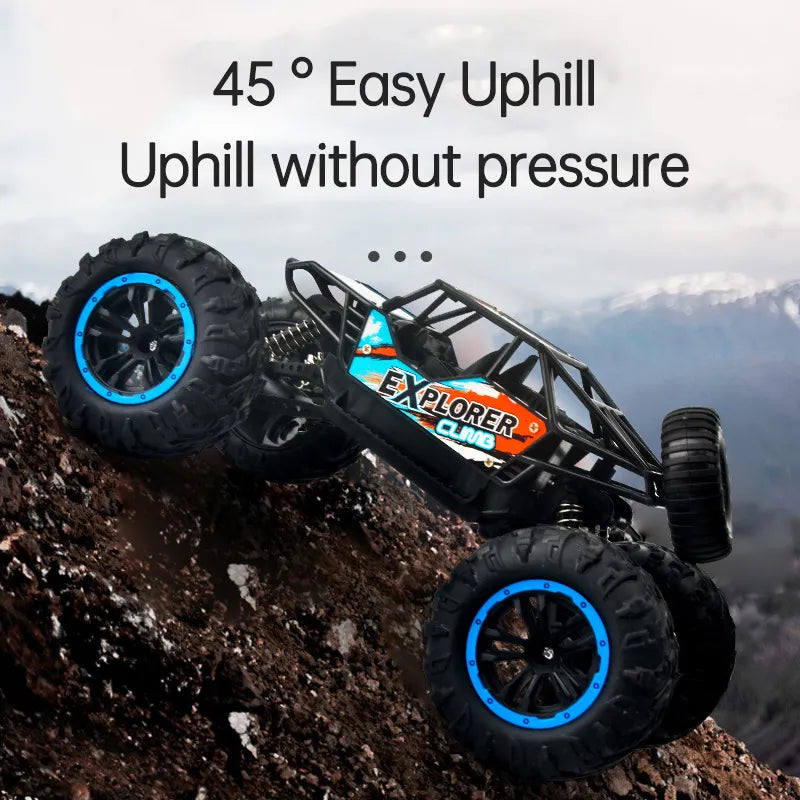 2.4G Model Remote Control Vehicle Toys Off-road Four-wheel Drive RC Climbing Car Toys Outdoor Vehicle Toy Gifts for Kids Boys