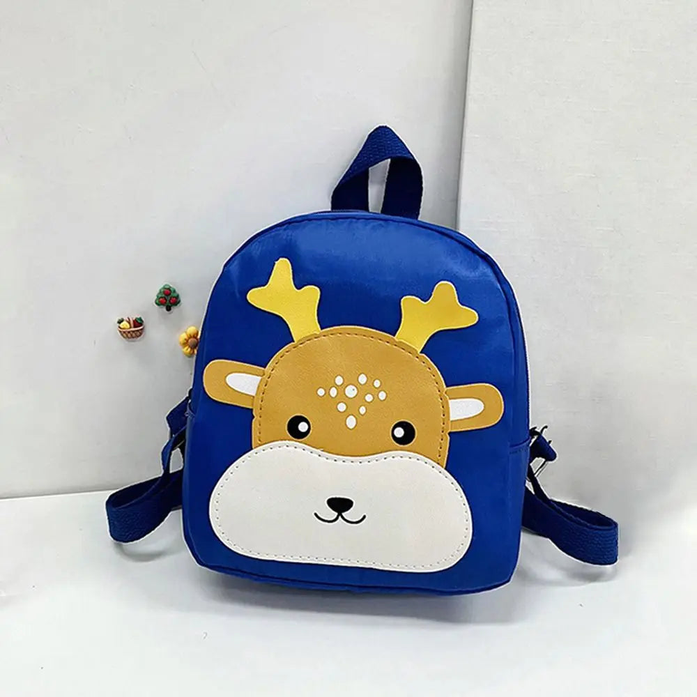 Cute Cartoon Children's Bag Baby Canvas Backpacks Kindergarten Schoolbag Children Boys Girls School Bags Adjustable Kid Backpack