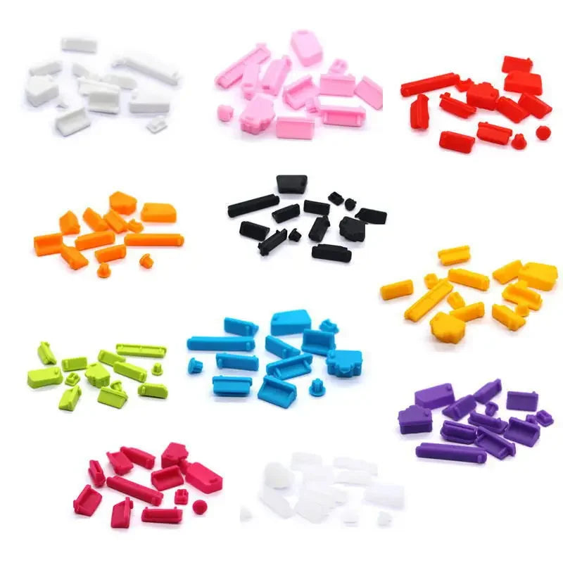 16Pcs Universal Anti Dustproof Notebook Port Plug Silicone Protector USB Elastic Laptop Computer Cover Stopper