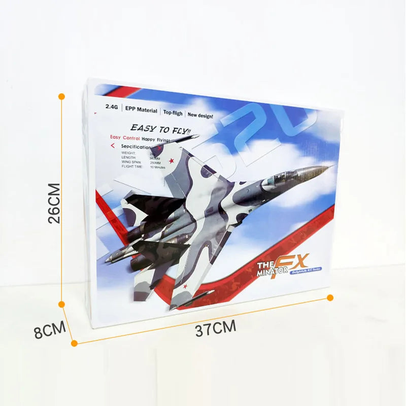 FX620 SU-35 RC Remote Control Airplane 2.4G Remote Control Fighter Hobby Plane Glider Airplane EPP Foam Toys RC Plane Kids Gift