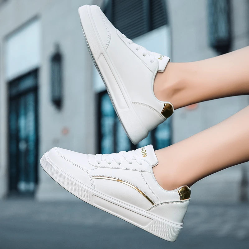 Women's Campus Little White Shoes Fashion Trend Board Sneakers