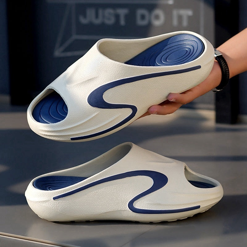 Mens Thick-Soled Non-Slip Slippers