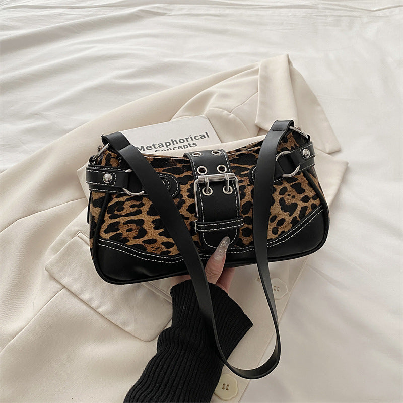 Women Leopard-Print Elegant Shoulder Bag